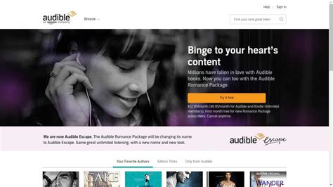 audible romance package|audible romance subscription.